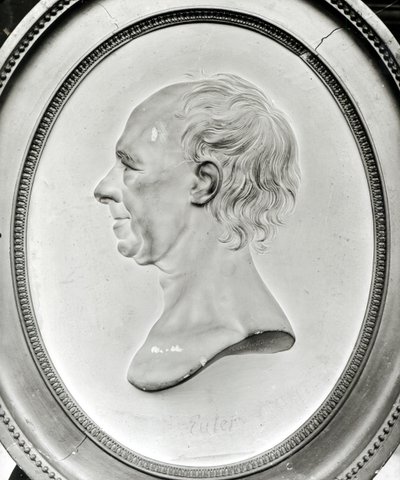 Medallion Portrait of Leonhard Euler by Dominique Rachette